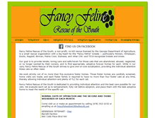 Tablet Screenshot of fancyfelinerescue.org